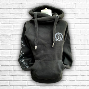 Prestige Black And Silver Hoodie - Front